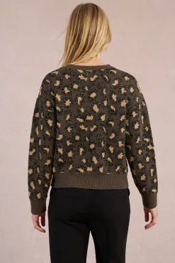 Molly Bracken Camisolas-Camisola de manga comprida com estampado animal Multicolorido