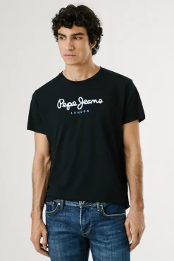 Pepe Jeans T-Shirts-Camisola de manga curta preto