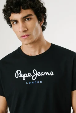 Pepe Jeans T-Shirts-Camisola de manga curta preto