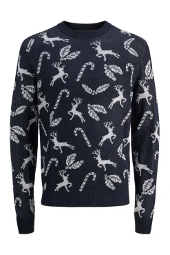 Jack & Jones Camisolas-camisola de natal azul