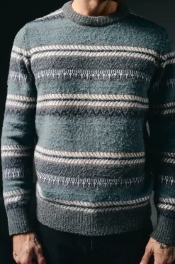 OOTO Camisolas-Camisola de natal gola caixa Cinzento