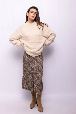 Object Camisolas-Camisola de oitos Tostado