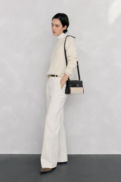 Pedro del Hierro Camisolas-Camisola de oitos com cabo e torcido Beige