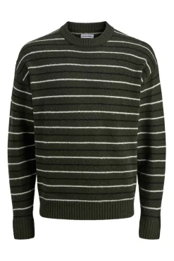 Jack & Jones Camisolas-Camisola de riscas malha verde