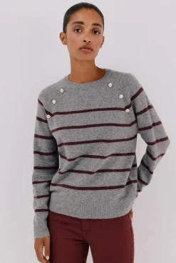 Cortefiel Camisolas-Camisola de toque suave Cinzento