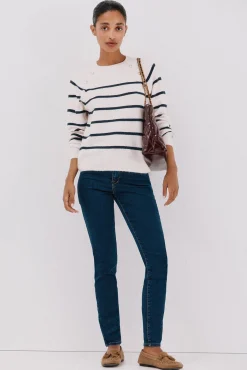 Cortefiel Camisolas-Camisola de toque suave Azul