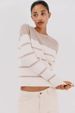 Cortefiel Camisolas-Camisola de toque suave Tostado