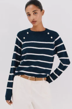 Cortefiel Camisolas-Camisola de toque suave Azul