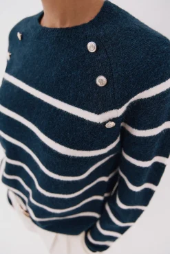 Cortefiel Camisolas-Camisola de toque suave Azul