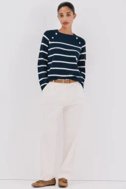 Cortefiel Camisolas-Camisola de toque suave Azul