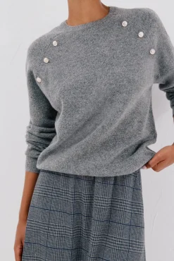 Cortefiel Camisolas-Camisola de toque suave Cinzento