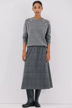 Cortefiel Camisolas-Camisola de toque suave Cinzento