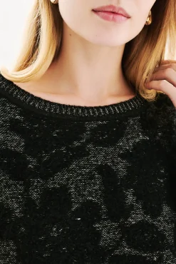 Caroll Camisolas-Camisola detalhes Verde