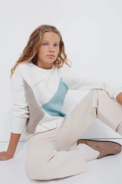 Springfield Kids Malhas-Camisola Diamante Feminino bege