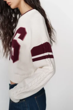 High Spirits Camisolas-Camisola do time do colégio branco