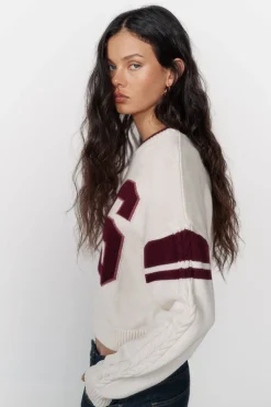 High Spirits Camisolas-Camisola do time do colégio branco