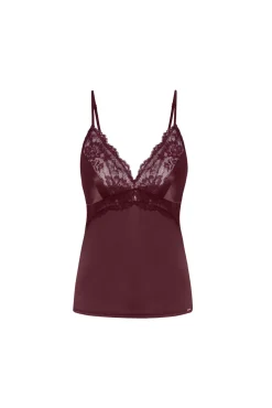 Dorina Roupa Interior-Camisola enchimento de cetim Lyra vermelho