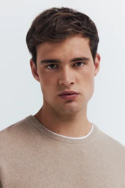 Springfield Camisolas-Camisola estruturada bege