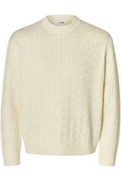 Selected Camisolas-Camisola estruturada 100% algodão orgânico. Branco