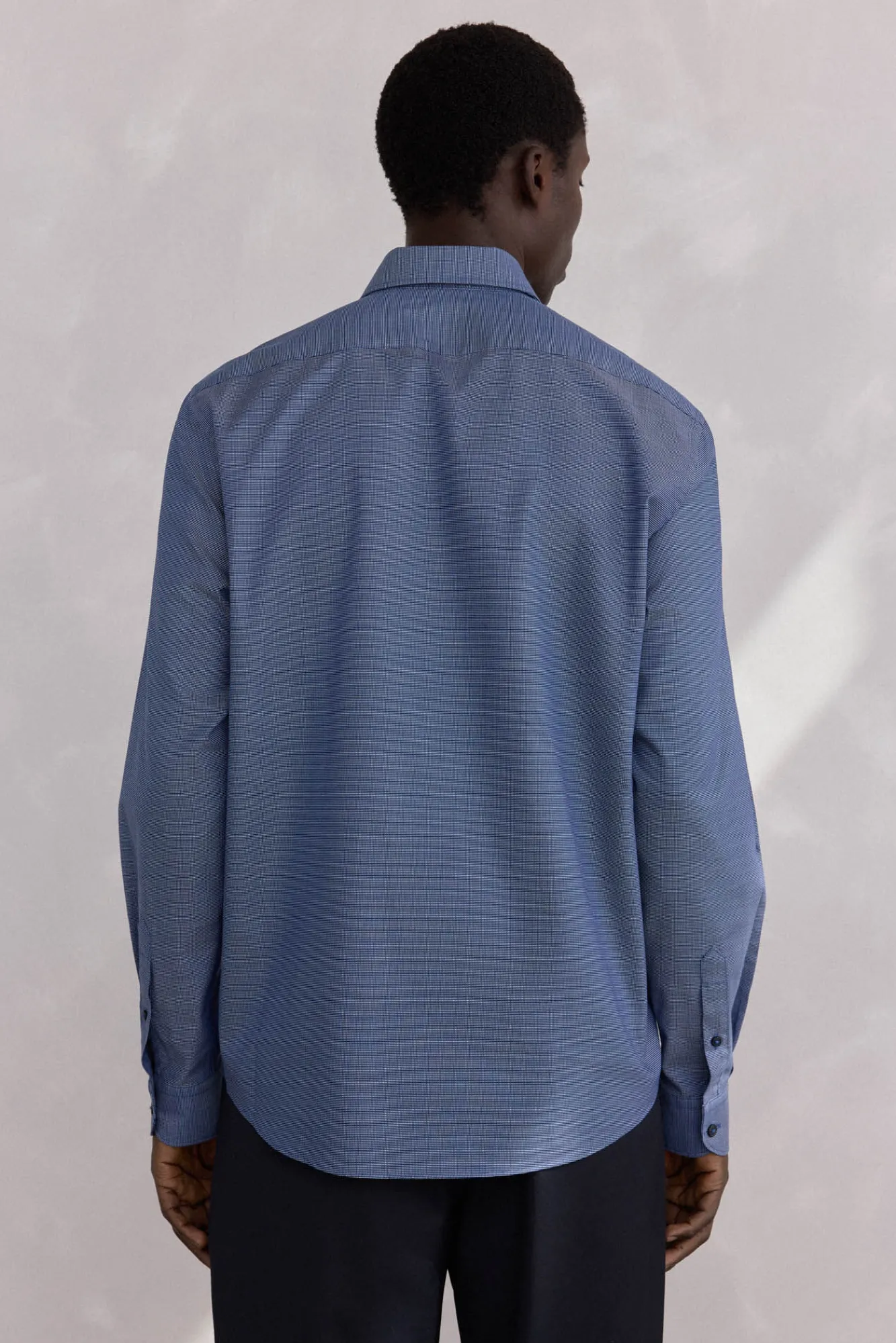 Pedro del Hierro Camisas-Camisola estruturada fácil de passar + modelagem regular anti-odor Azul