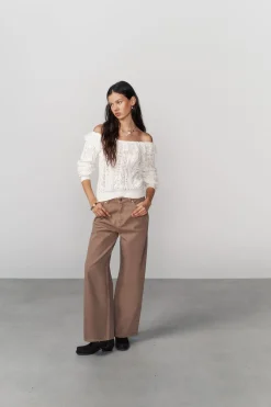 High Spirits Camisolas-Camisola Frillie branco