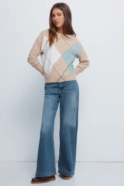 Springfield Camisolas-Camisola frontal em formato de diamante vison