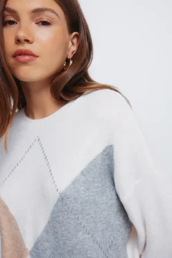 Springfield Camisolas-Camisola frontal em formato de diamante cru