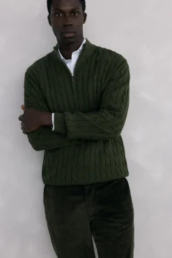 Pedro del Hierro Camisolas-Camisola gola camionista Verde