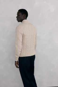 Pedro del Hierro Camisolas-Camisola gola camionista Beige