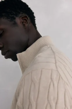 Pedro del Hierro Camisolas-Camisola gola camionista Beige