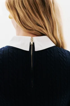 Caroll Camisolas-Camisola gola camiseira Azul