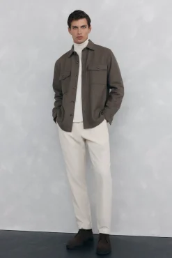 Pedro del Hierro Camisolas-Camisola gola cisne Ecru