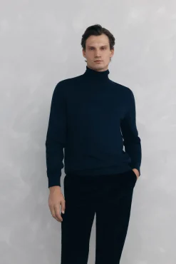 Pedro del Hierro Camisolas-Camisola gola cisne Azul