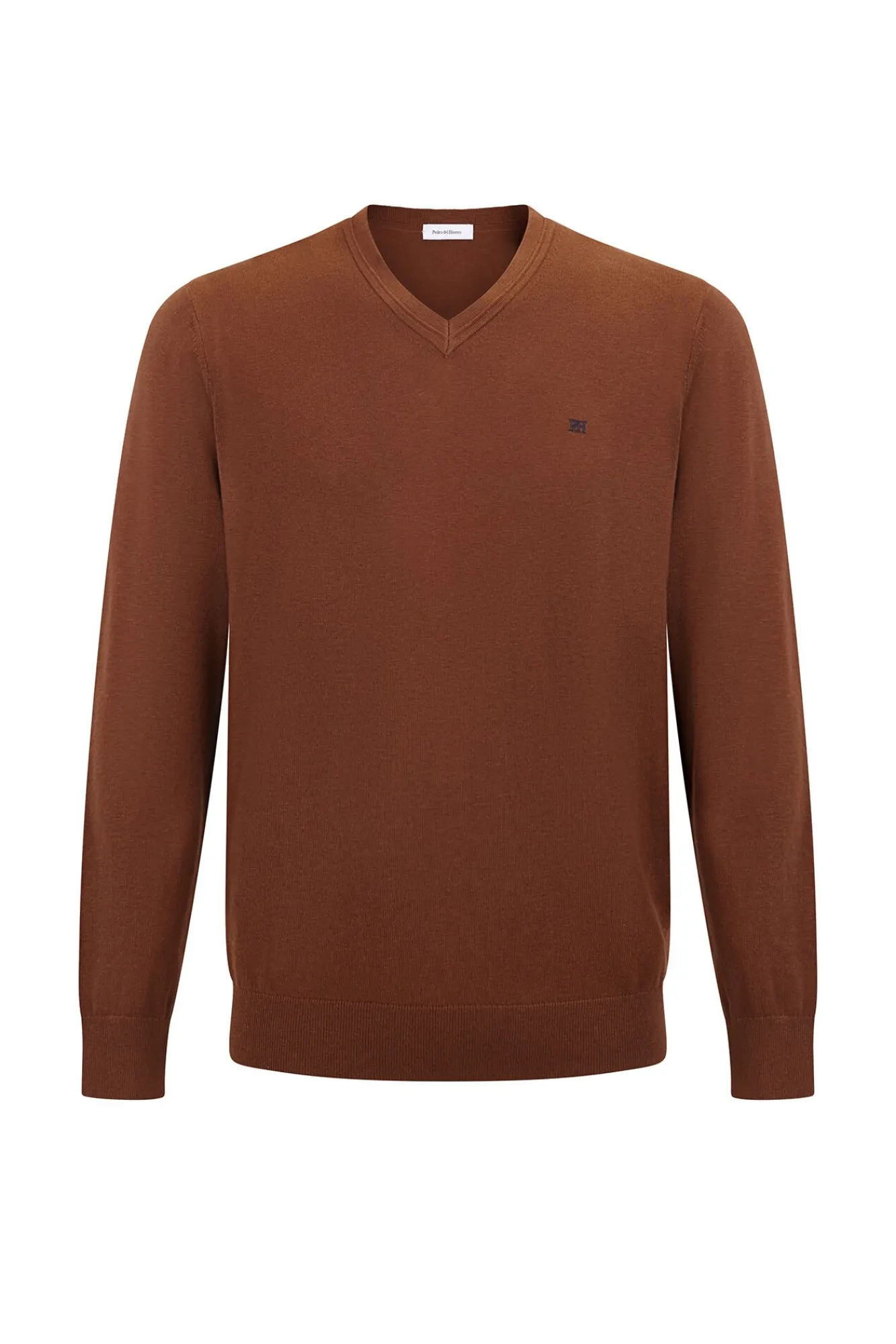 Pedro del Hierro Camisolas-Camisola gola em bico Marrom