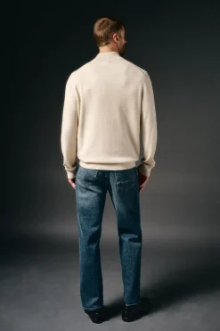 OOTO Camisolas-Camisola gola perkins Tostado