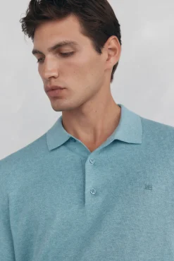 Pedro del Hierro Camisolas-Camisola gola polo Azul