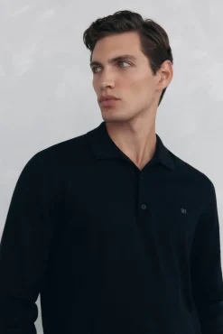 Pedro del Hierro Camisolas-Camisola gola polo Preto