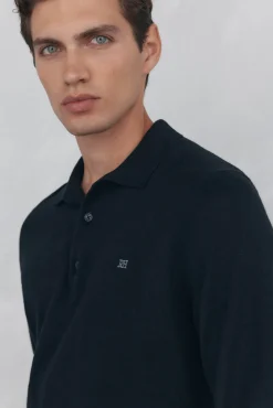 Pedro del Hierro Camisolas-Camisola gola polo Preto