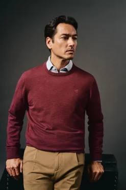 OOTO Camisolas-Camisola gola redonda algodão Granada