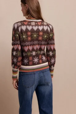 Slowlove Camisolas-Camisola grecas Castanho