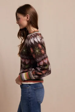 Slowlove Camisolas-Camisola grecas Castanho