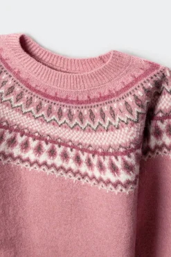 Springfield Kids Malhas-Camisola grego para menina rosa