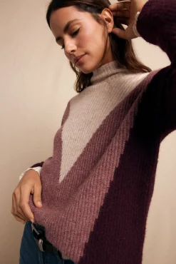 Slowlove Camisolas-Camisola intársia Tostado