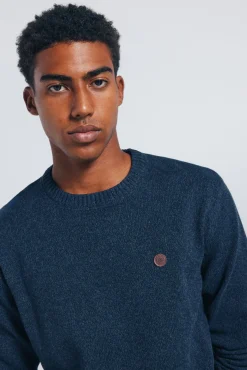 Springfield Camisolas-Camisola liso de fantasia torcida azul