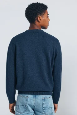 Springfield Camisolas-Camisola liso de fantasia torcida azul