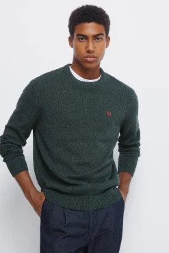 Springfield Camisolas-Camisola liso de fantasia torcida verde