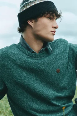 Springfield Camisolas-Camisola liso de fantasia torcida azul