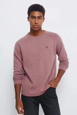 Springfield Camisolas-Camisola liso de gola alta rosa