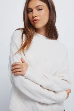 Springfield Camisolas-Camisola liso de gola redonda vison