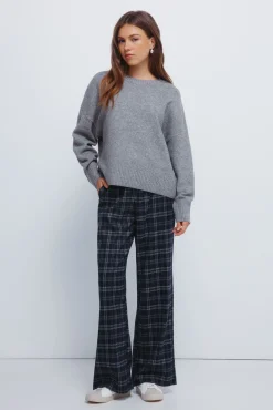 Springfield Camisolas-Camisola liso de gola redonda vermelho